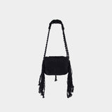 Merine-Gd Hobo Bag - Isabel Marant - Black - Cotton