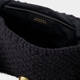 Merine-Gd Hobo Bag - Isabel Marant - Black - Cotton