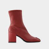 Heritage Boots - Courreges - Leather - Burgundy