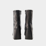 Heritage Boots - Courreges - Leather - Black