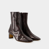Doria Ankle Boots - Rouje - Leather - Brown