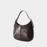 Frenchy Hobo Bag - Rouje - Leather - Black Turtle