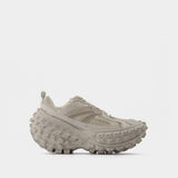 Defender Sneakers in Beige Leather