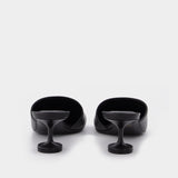 Lady Mule M50 in Black Leather