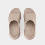 Pool Crocs Slide Rub in Beige