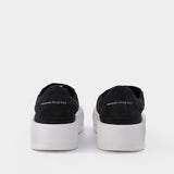 Oversized Sneakers - Alexander Mcqueen - Black/White - Leather
