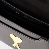 Mini Paris Crossbody - AMI Paris - Leather - Black