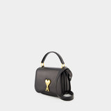 Mini Paris Crossbody - AMI Paris - Leather - Black