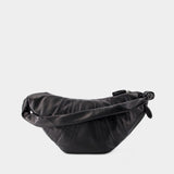 Large Croissant Crossbody - Lemaire - Black - Leather