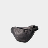 Large Croissant Crossbody - Lemaire - Black - Leather