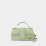 Le Bambino bag in Green Leather