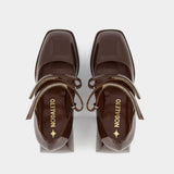 Bulla Babies 85 in Brown Leather