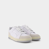 Slipstream Retro Baskets in White Leather