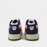 Slipstream Retro Baskets in White Leather