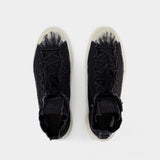 Nizza High Sneakers - Y-3 - Leather - Black/White
