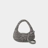 Baguette Swipe Crossbody - Coperni - Tweed - Black