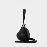 Micro Heart Bag - Simone Rocha - Leather - Black