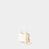 Butterfly Nano Crossbody - Ganni - Synthetic Leather - Beige