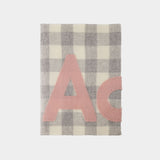 Veda Scarf - Acne Studios - Wool - Grey/Rose