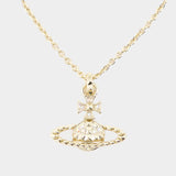 Mayfair Bas Relief Necklace - Vivienne Westwood - Brass - Gold