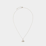Grace Small Pendant Necklace - Vivienne Westwood - Brass - Silver