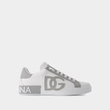 Portofino Sneakers - Dolce&Gabbana - Leather - White