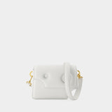 Burrow 22 Crossbody - Off White - White - Leather