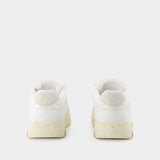 Slim Out Of Office Sneakers - Off White - White - Leather
