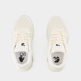 Slim Out Of Office Sneakers - Off White - White - Leather