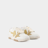 Slim Out Of Office  Sneakers - Off White - White/Beige - Leather