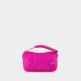 San Diego S Crossbody - Off White - Fuchsia - Leather
