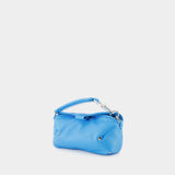 San Diego S Crossbody - Off White - Light Blue  - Leather