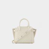 City Tote S Tote Bag - Off White - White  - Leather