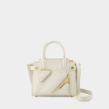 City Tote S Tote Bag - Off White - White  - Leather