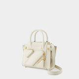 City Tote S Tote Bag - Off White - White  - Leather