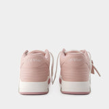 Out Of Office Sneakers - Off White - Leather - White/Pink