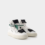 3.0 Off Court Sneakers - Off White - Leather - White/Black