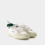 5.0 Sneakers - Off White - Leather - White/Black