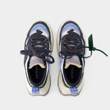 Odsy 1000 Sneakers - Off White - Leather - Dark Grey