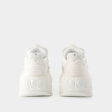 Glove Slip On Sneakers - Off White - Leather - W