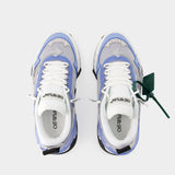 Odsy-2000 Sneakers - Off White - Leather - Light Blue