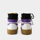 3.0 Off Court Sneakers - Off White - Leather - White/ Lilac