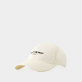 Drill On The Go Hat - Off White - Cotton - White