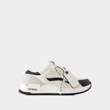 Sneakers Runner B - Off White - Leather - White/Black