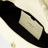 Edge Weaving Shoulder Bag - Off White - Leather - Beige