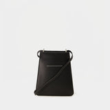 Numbers Vertical Mini Crossbody - MM6 Maison Margiela - Leather - Black