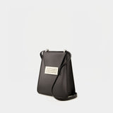Numbers Vertical Mini Crossbody - MM6 Maison Margiela - Leather - Black