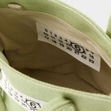 Shopping Mini Bag - MM6 Maison Margiela - Cotton - Beige