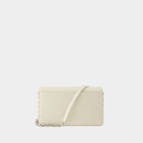 Wallet On Chain Medium - Maison Margiela - Leather - Beige