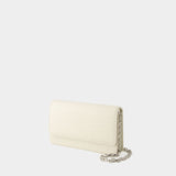 Wallet On Chain Medium - Maison Margiela - Leather - Beige